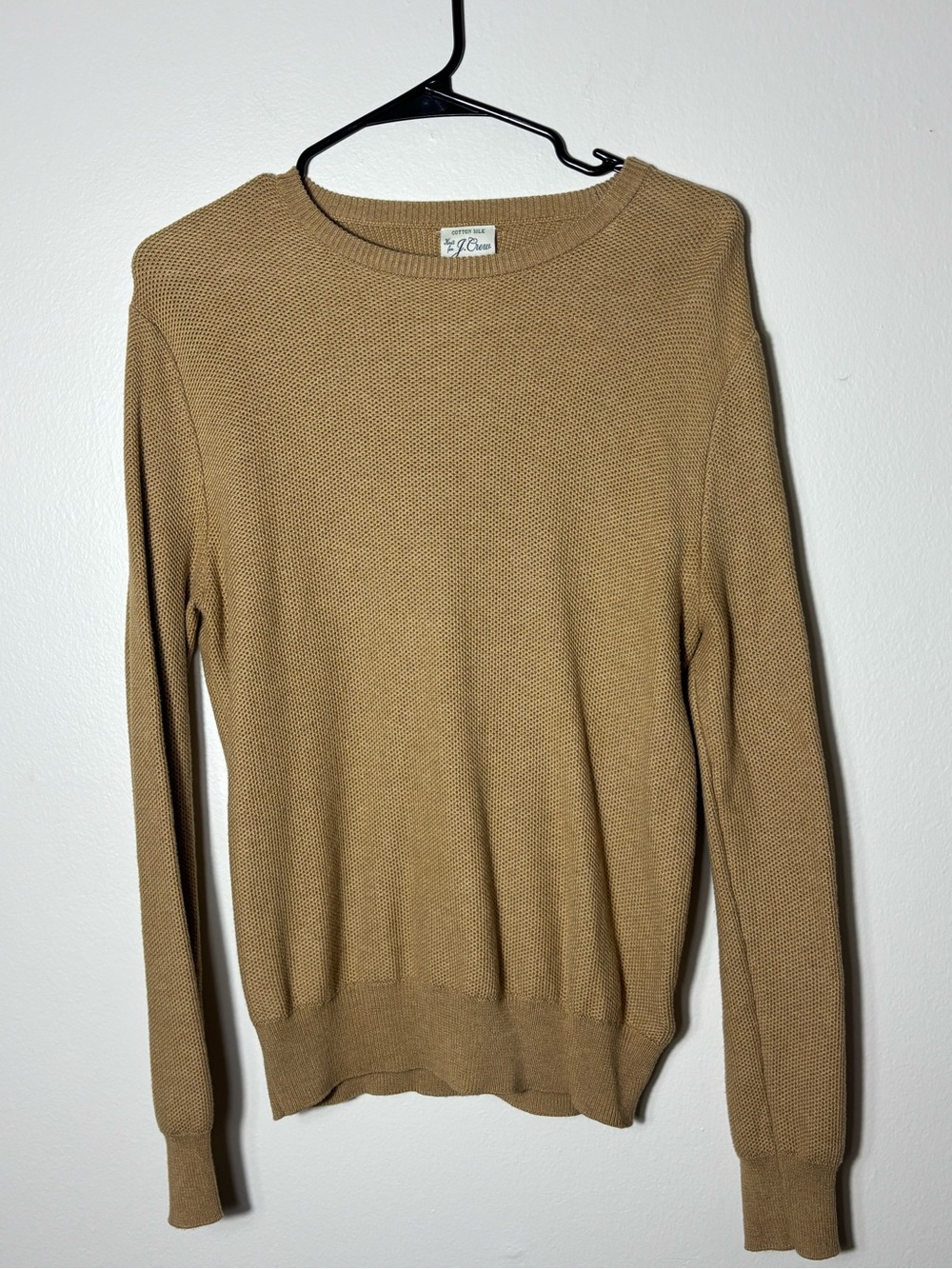 Women’s Cotton Silk Knit For J.Crew Long Sleeve Brown